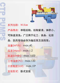 双螺杆泵W.Kse系列